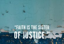 Faith is the Sister of Justice Faith is the Sister of Justice