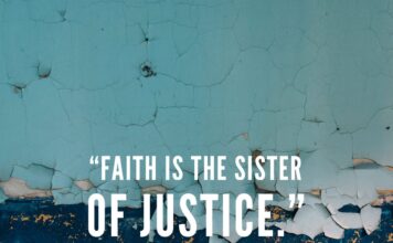 Faith is the Sister of Justice Faith is the Sister of Justice